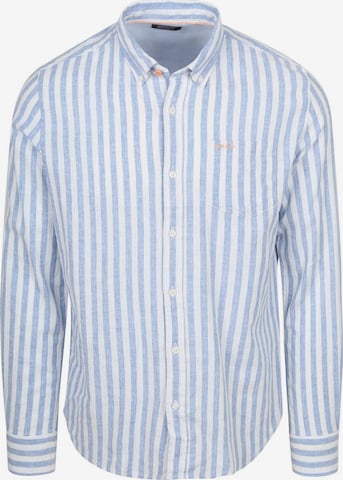 NZA New Zealand Auckland Overhemd 'Clayton' in Blauw: voorkant