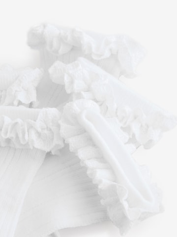 CLARKS Къси чорапи в бяло