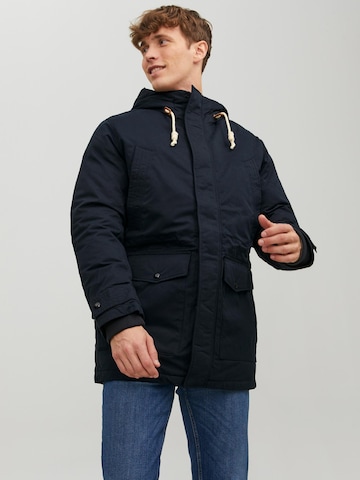 JACK & JONES Winter parka 'Mash' in Blue