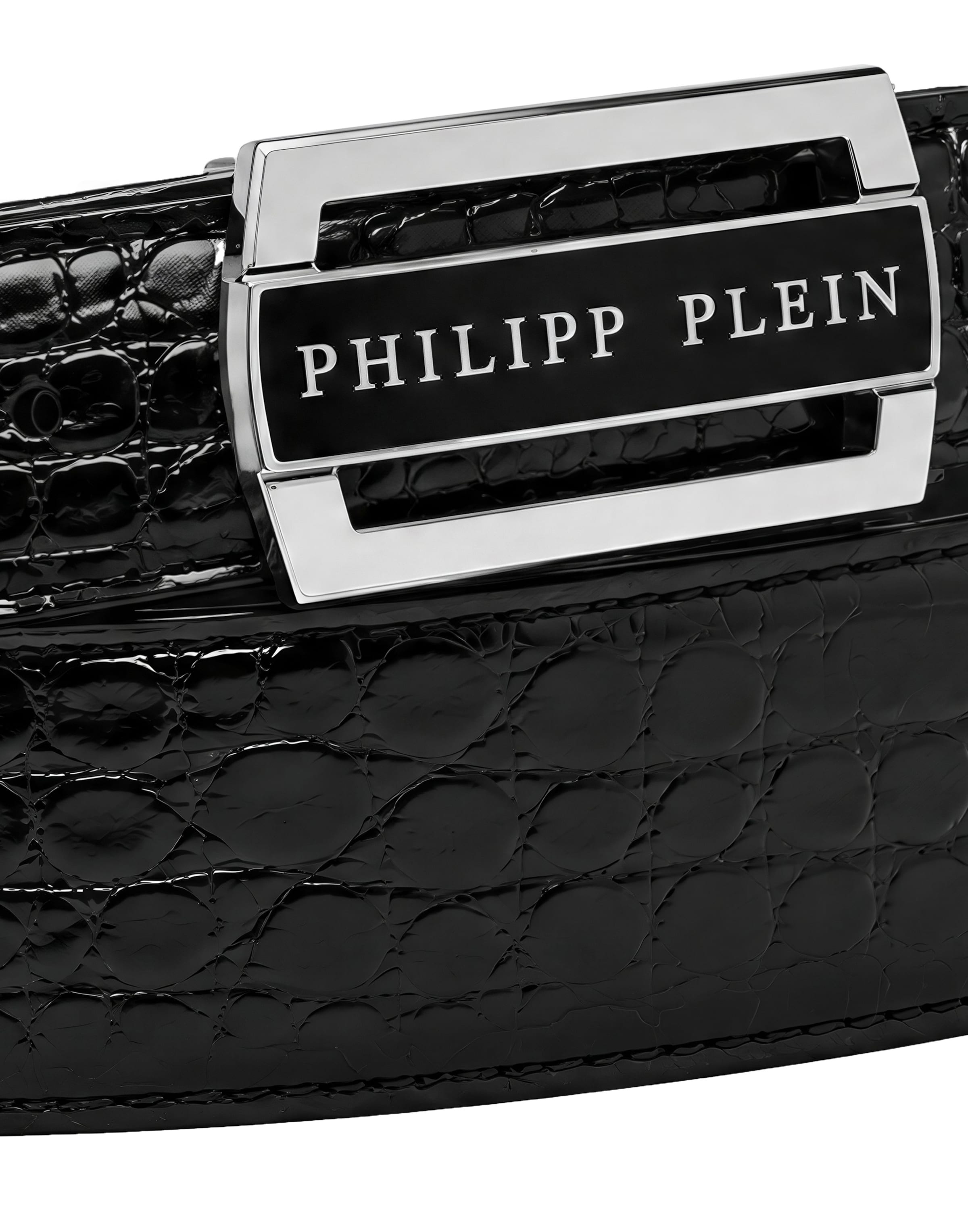 Philipp Plein - Cinturón 'Cocco' en negro