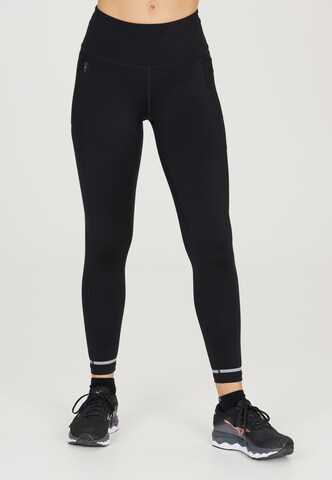 ELITE LAB Skinny Workout Pants 'Run Elite X2' in Black: front