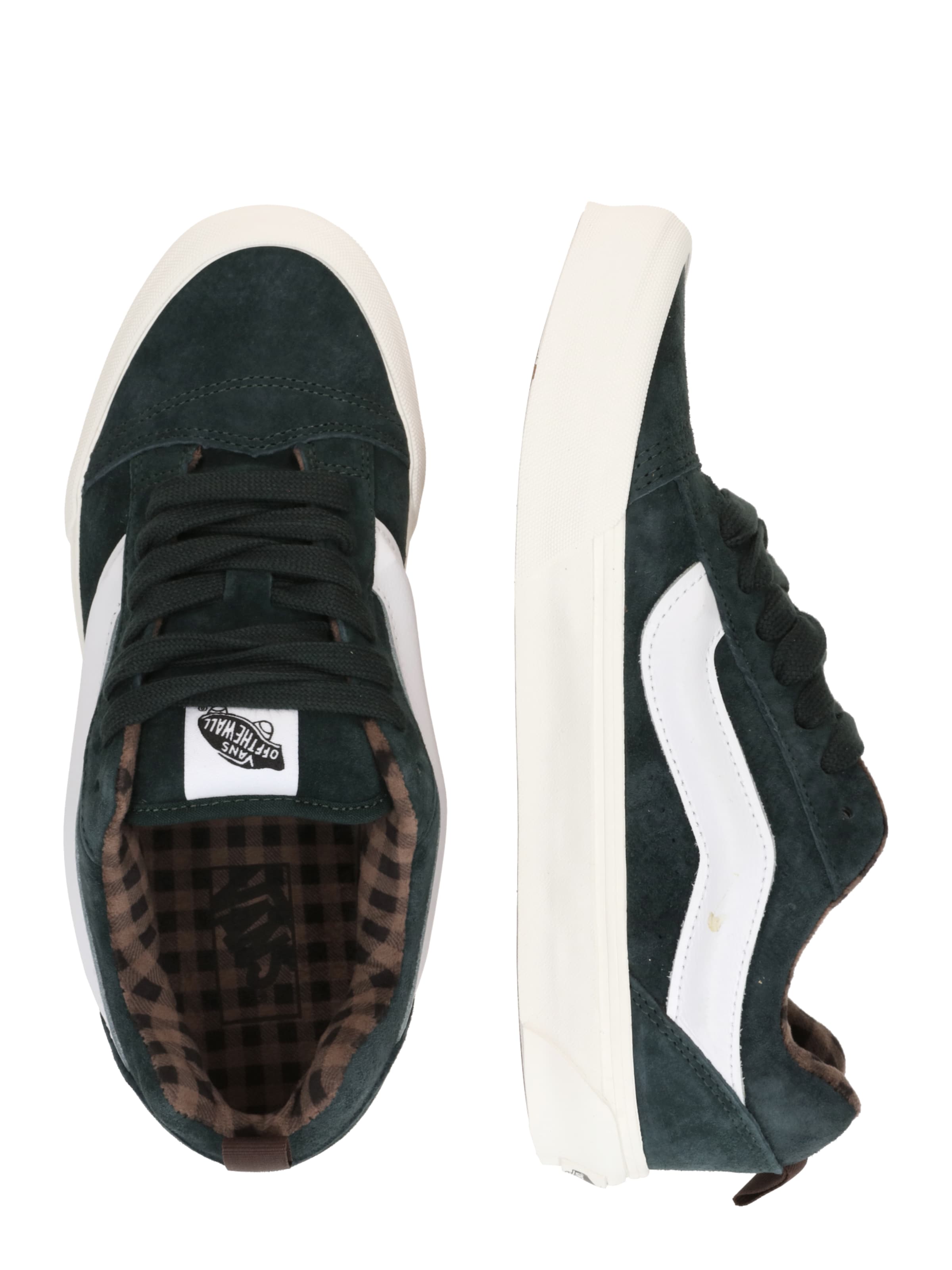 VANS Rövid szárú sportcipők 'Knu Skool' - zöld: oldalt