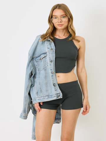 C&City Top in Grau