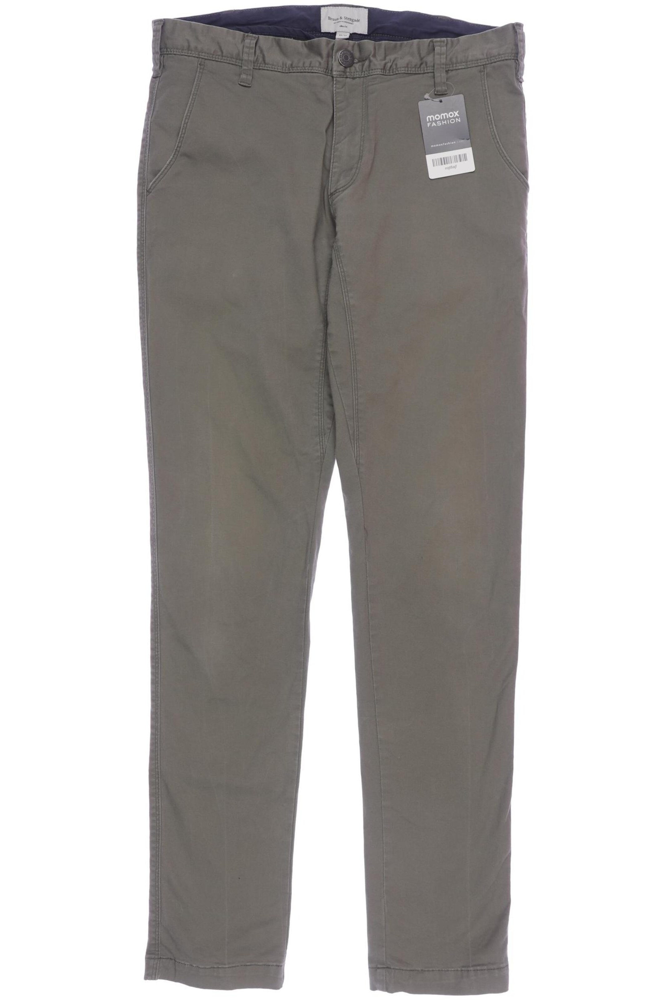 Bruun & Stengade Stoffhose 31 in Grün: Vorderseite