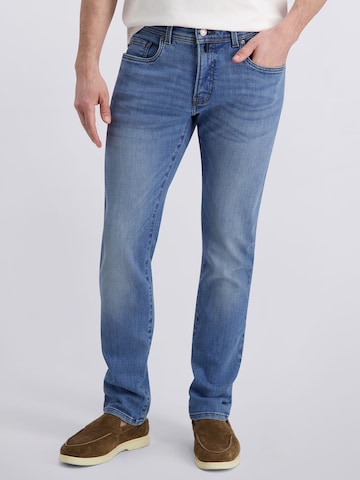 PIERRE CARDIN Tapered Jeans 'Lyon' in Blauw: voorkant