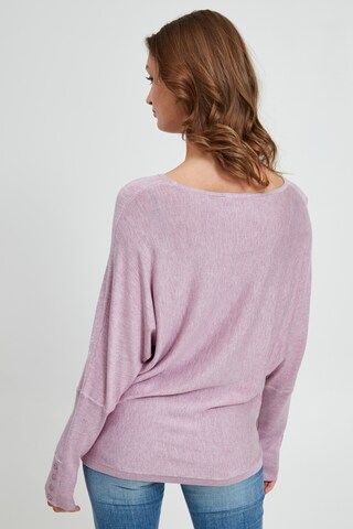 b.young Gebreid vest 'BYMMPIMBA BAT' in Roze