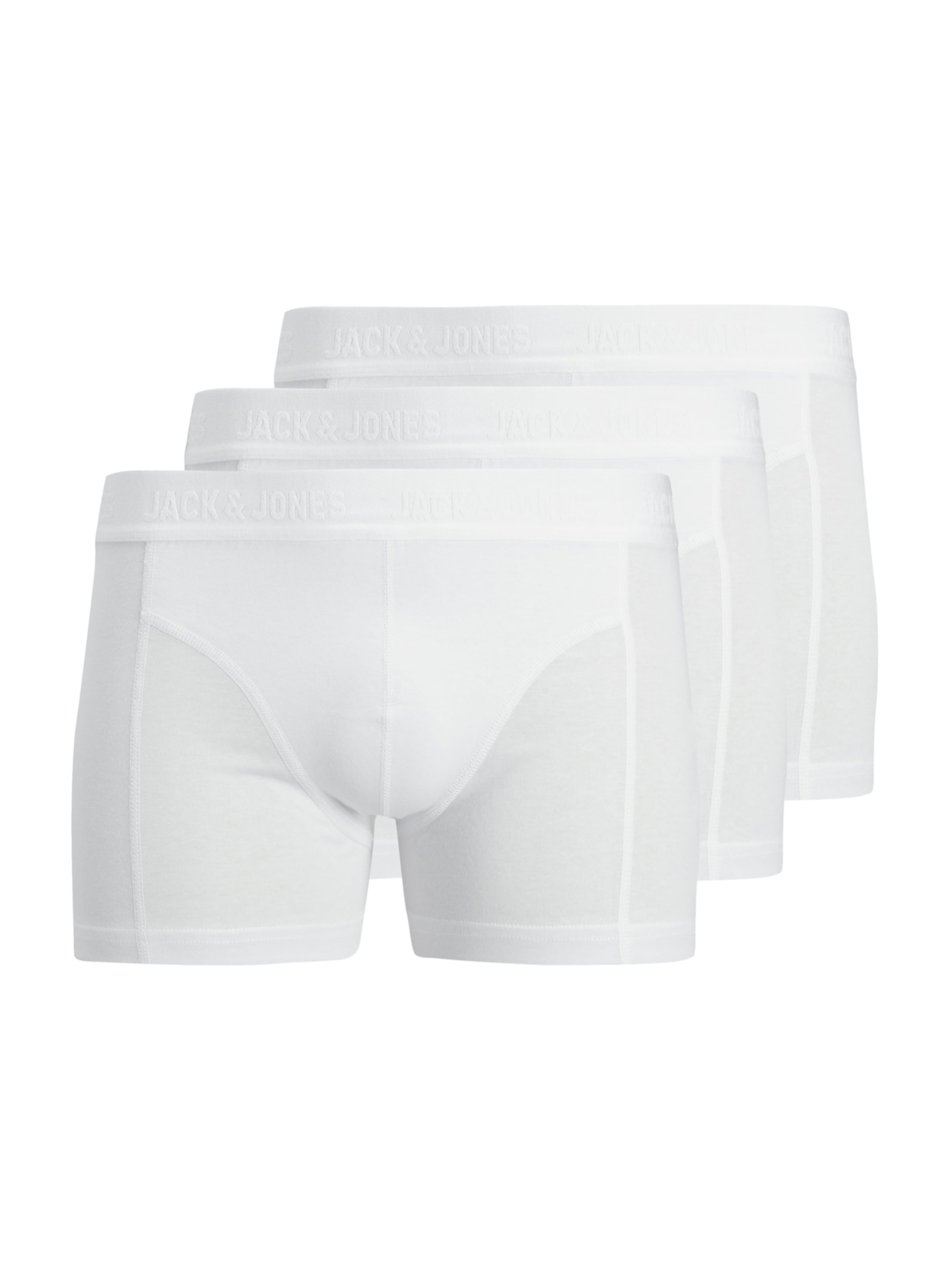 JACK & JONES Boxershorts 'JACWAISTBAND' in Weiß: Vorderseite