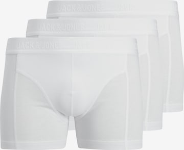 Boxers 'JACWAISTBAND' JACK & JONES en blanc : devant
