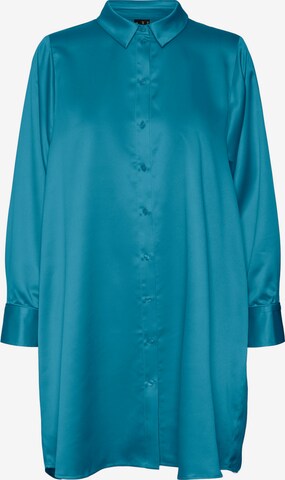 VERO MODA Košilové šaty 'MERLE' – modrá: přední strana