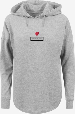 F4NT4STIC Sweatshirt 'Happy New Year Silvester 2023' in Grey: front
