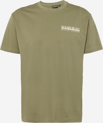 T-Shirt 'Bolivar' NAPAPIJRI en vert : devant