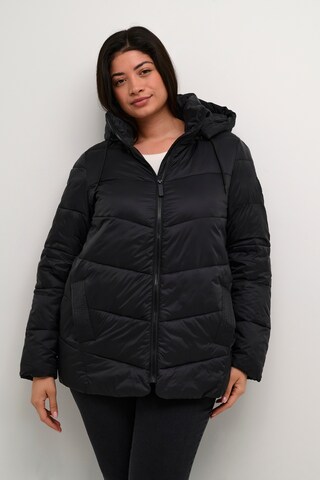 KAFFE CURVE Winter jacket in Black
