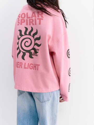 Pull&Bear Oversized bluse i pink