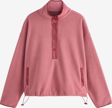 Next Fleecetakki värissä vaaleanpunainen: etupuoli