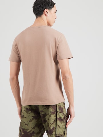 Abercrombie & Fitch Tričko – hnědá