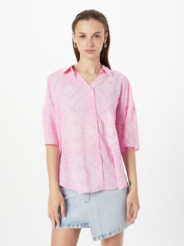 SISTERS POINT Blouse 'ELLA' in Roze: voorkant