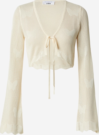 florence by mills exclusive for ABOUT YOU Strickjacke 'Coastal Cruise' in creme, Produktansicht
