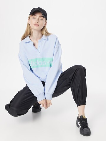 ADIDAS ORIGINALS Sweatshirt 'Loose Collar' i blå