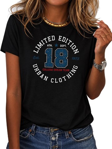 RMK Shirt 'College 18' in Black: front