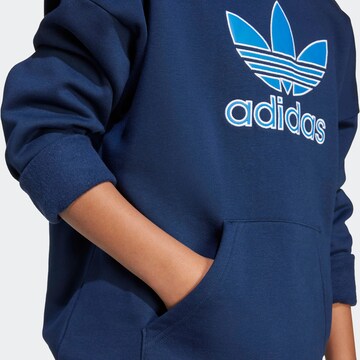 mėlyna ADIDAS ORIGINALS Megztinis be užsegimo 'TREFOIL'