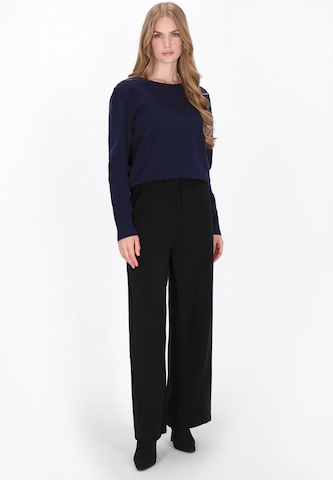 Cardigan DreiMaster Klassik en bleu