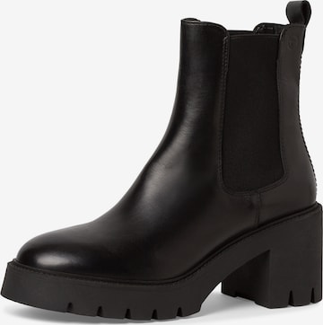 TAMARIS Chelsea boots in Black: front