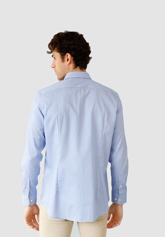 Black Label Shirt Regular Fit Trachtenhemd 'TRAVEL' in Blau