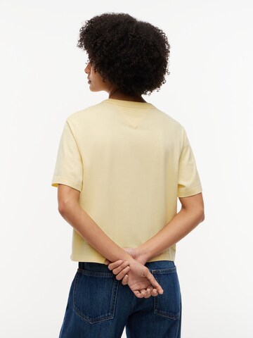 Maglietta di Tommy Jeans in giallo
