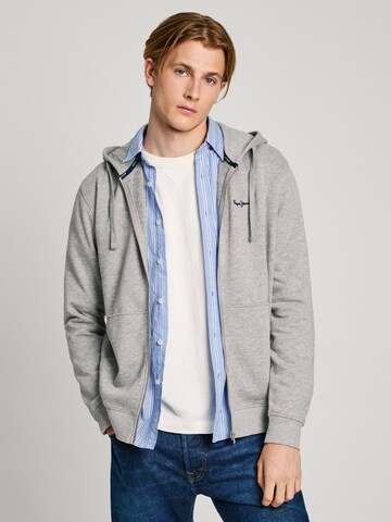 Pepe Jeans Sweatjacke 'NEW JOE' in Grau