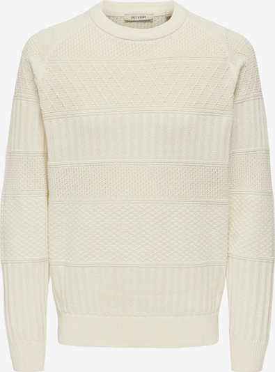 Only & Sons Pulover 'ONSALKAN' u bijela, Pregled proizvoda