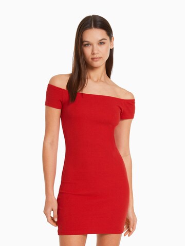 Bershka Dress in Red: front