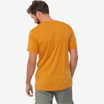 JACK WOLFSKIN Functioneel shirt 'Kammweg' in Oranje