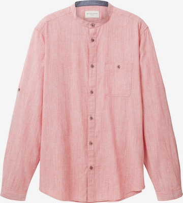 TOM TAILOR Regular fit Button Up Shirt in Red: front