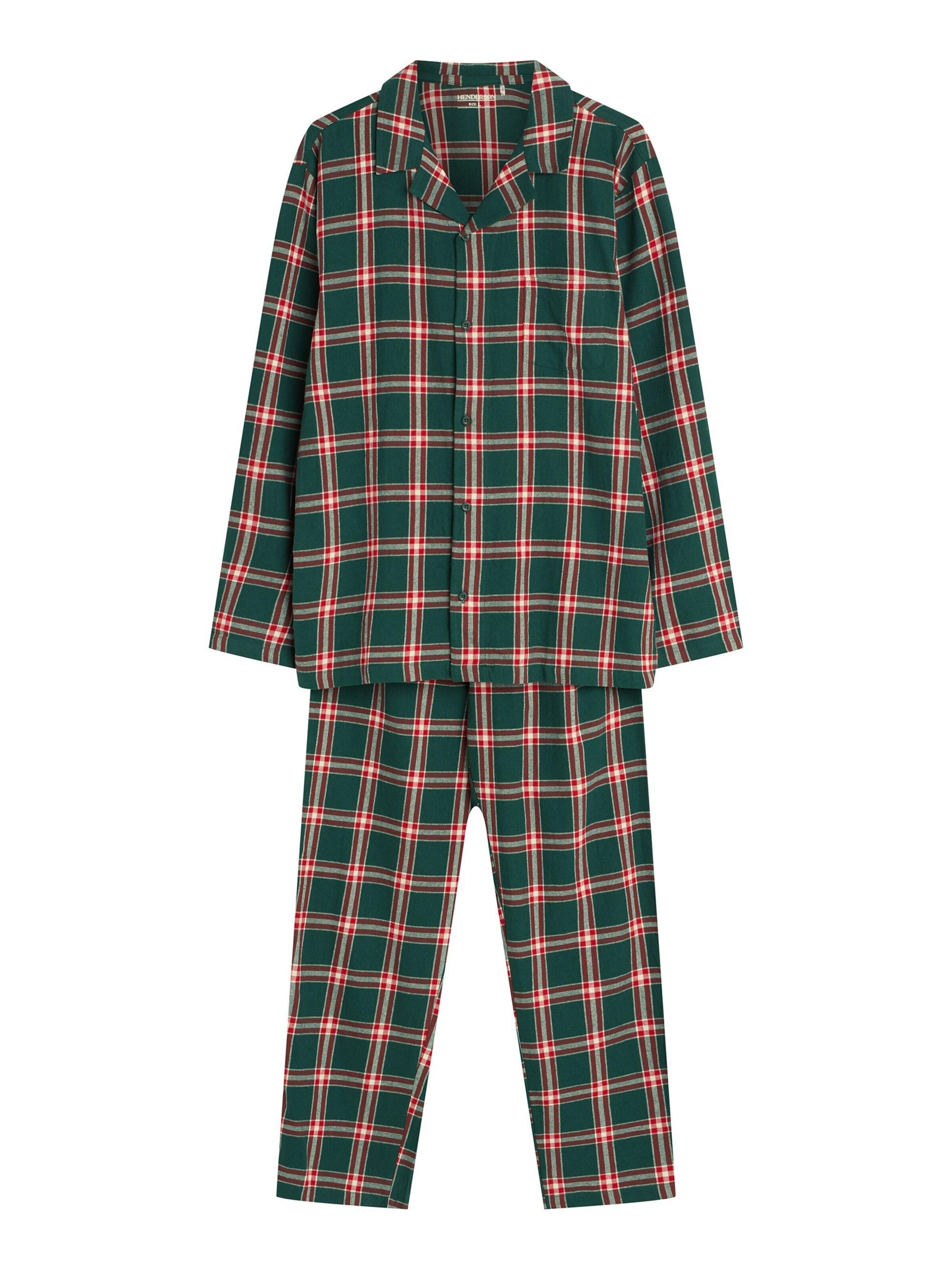 Henderson - Pijama largo 'Nut' en verde