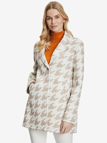 Amber & June Between-Seasons Coat in Beige