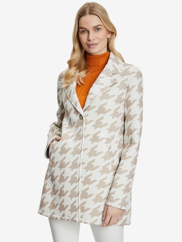 Amber & June Between-Seasons Coat in Beige