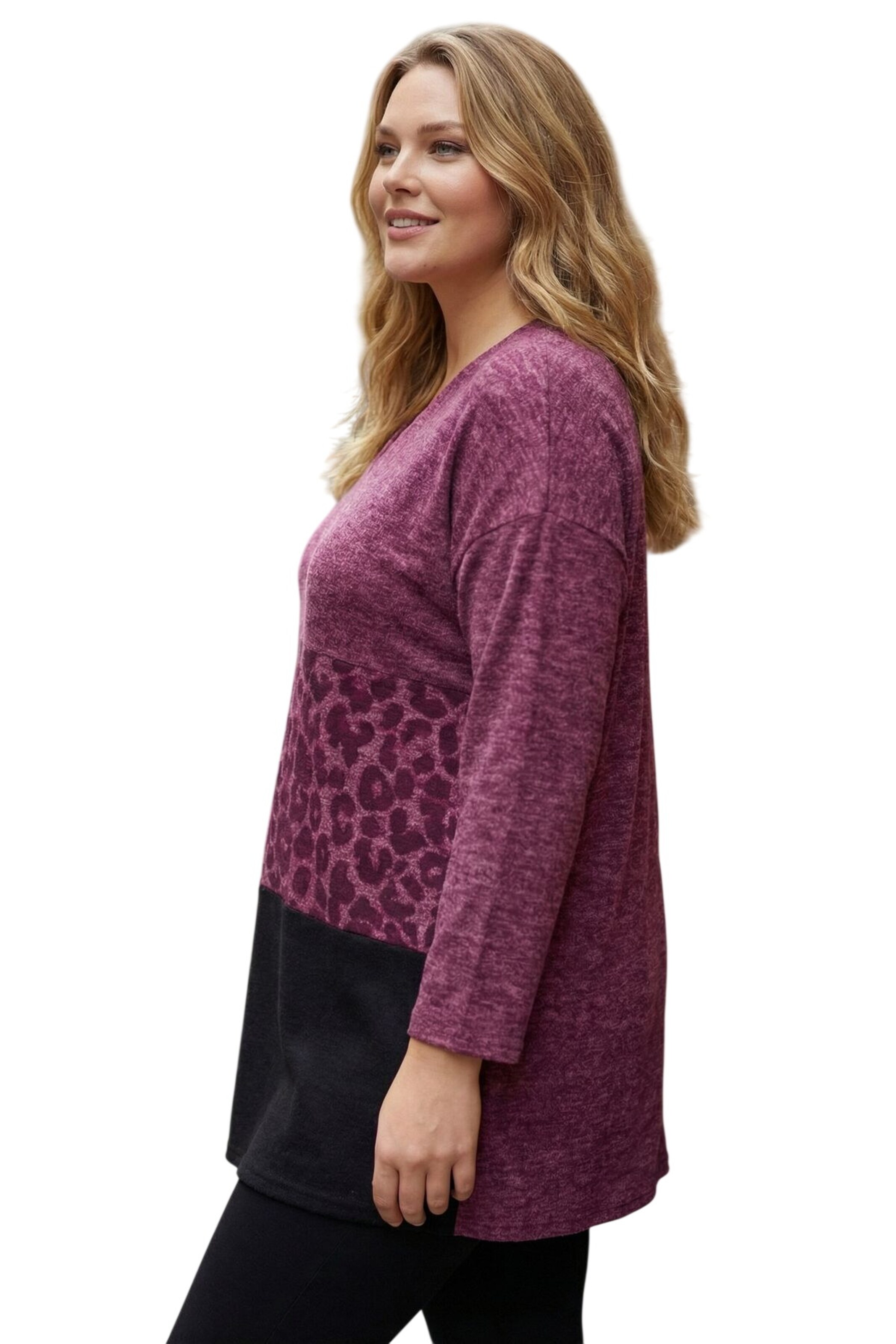 T-shirt Stil Diva en violet