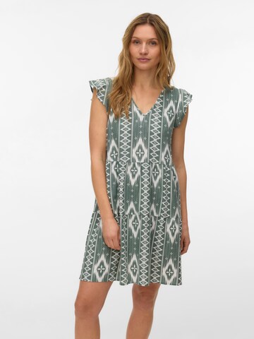 Robe d’été 'VMMYMILO' VERO MODA en vert : devant