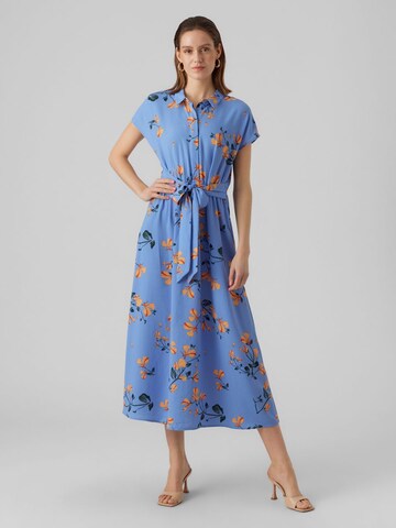 Robe-chemise VERO MODA en bleu