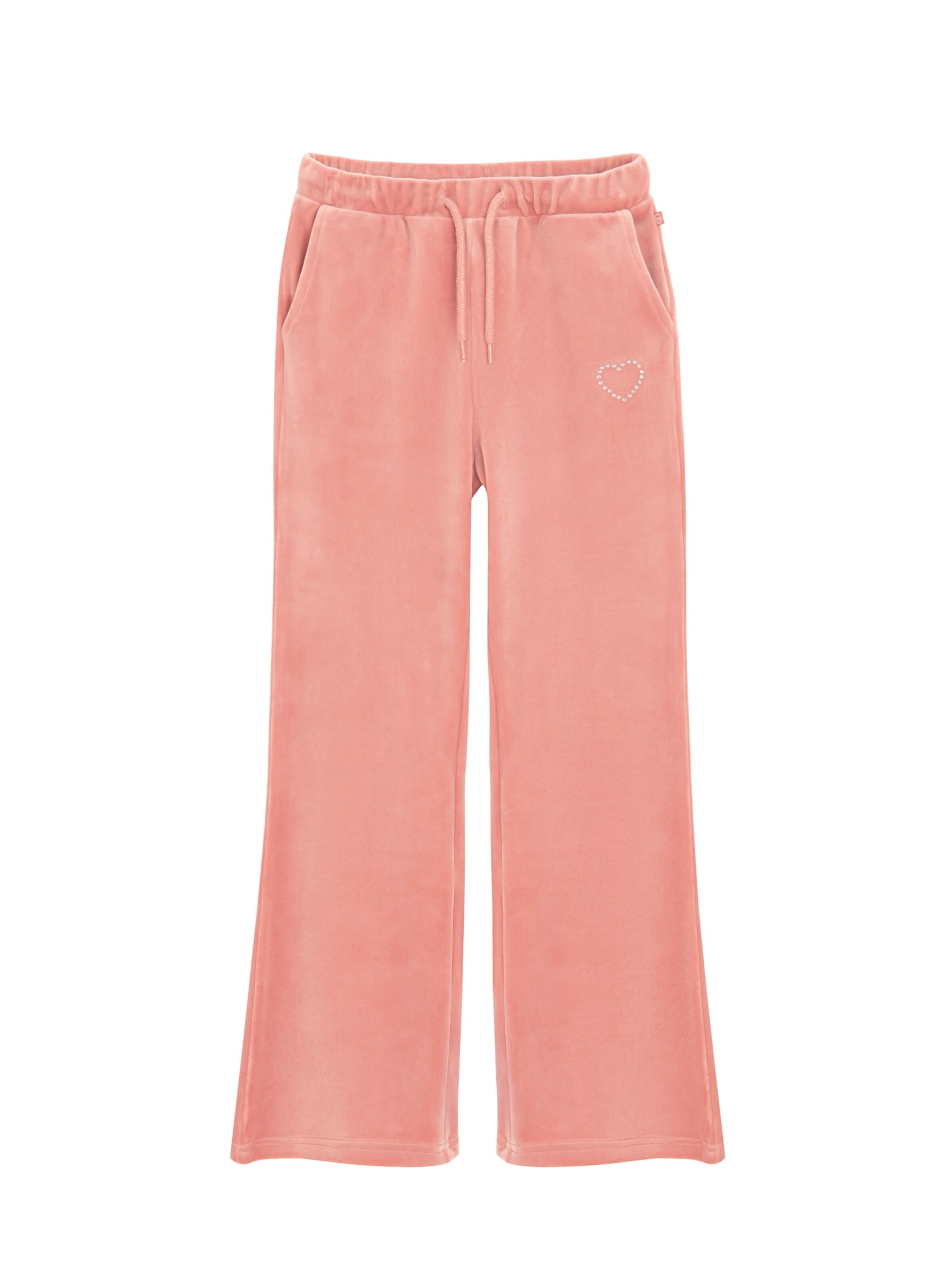 Cool Club Szeroka nogawka Spodnie w kolorze różowy: przód