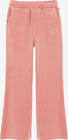 rožinė Cool Club Plačios klešnės Kelnės: priekis