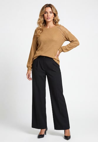 Pull-over usha BLACK LABEL en marron