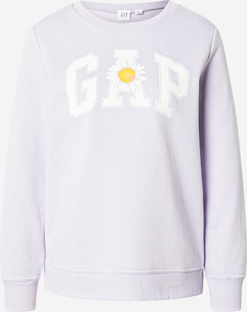 GAPSweater majica - ljubičasta boja: prednji dio