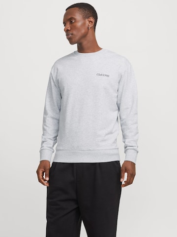Jacks & Jones Sweatshirt 'Herren Sweatshirt' in Grey