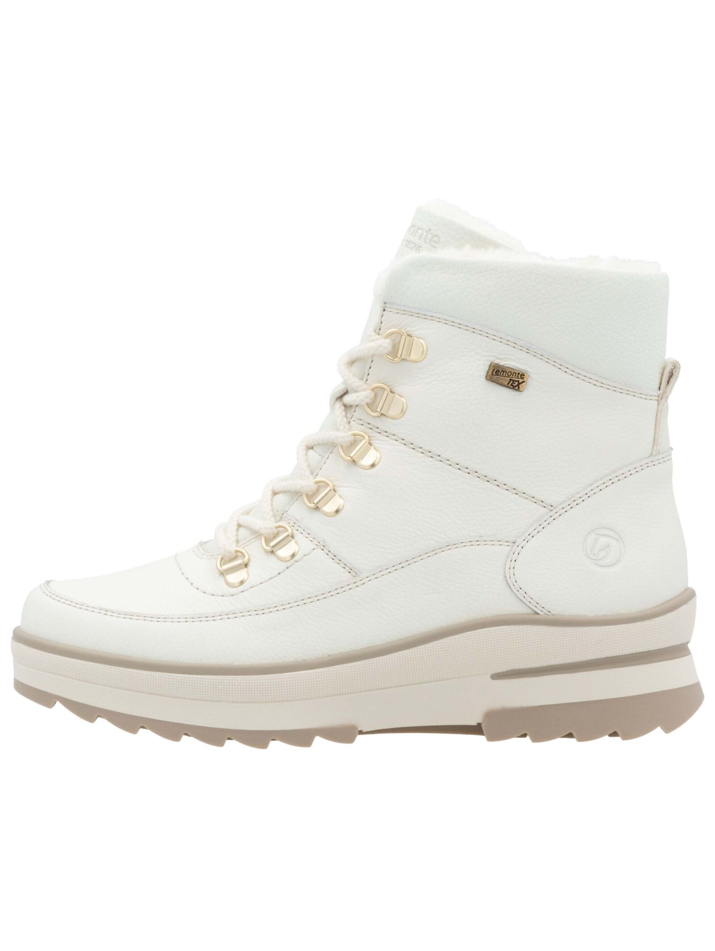 REMONTE Schnürstiefelette in Weiß