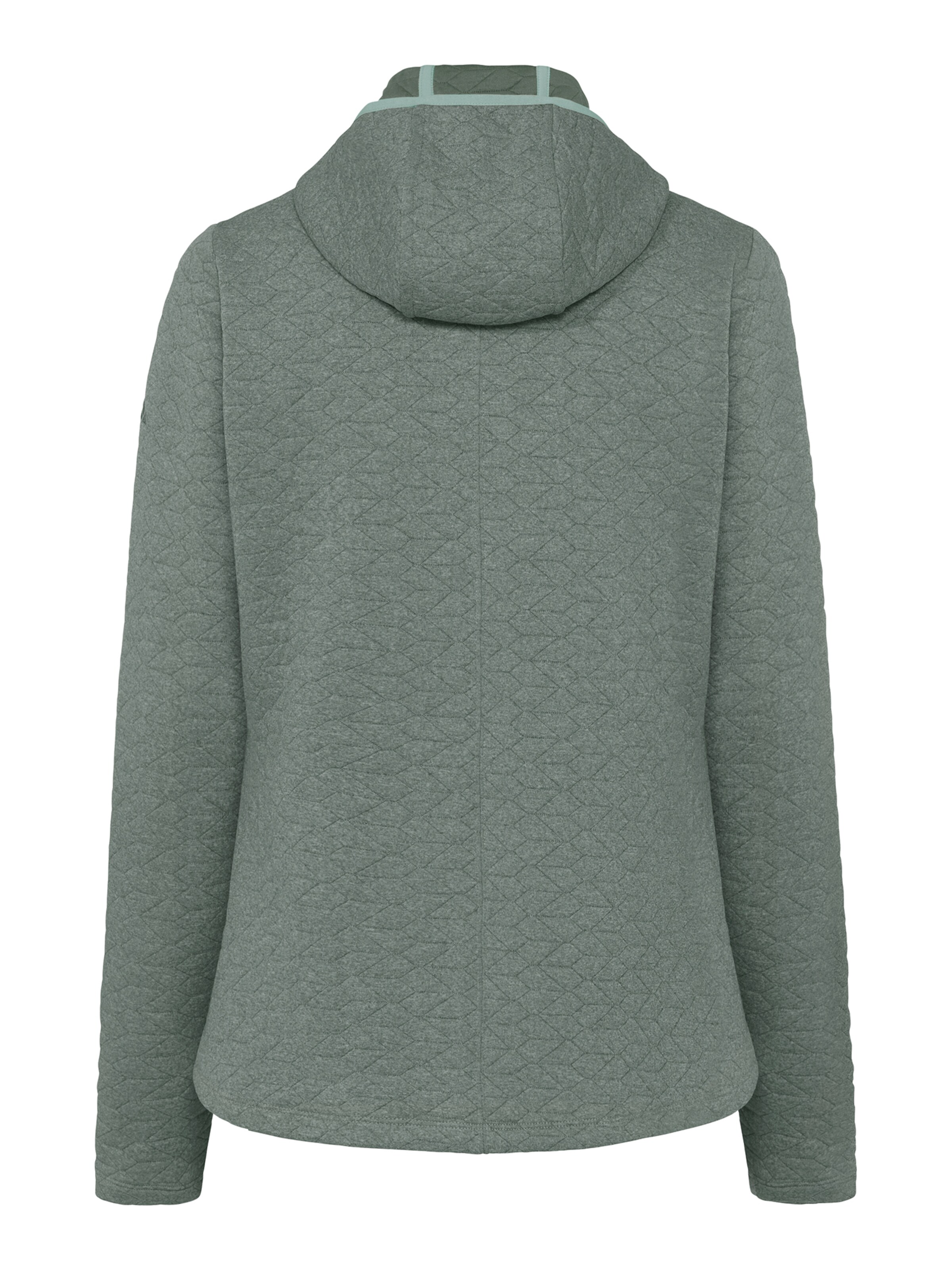 VAUDE Athletic Fleece Jacket 'Silda' in Green