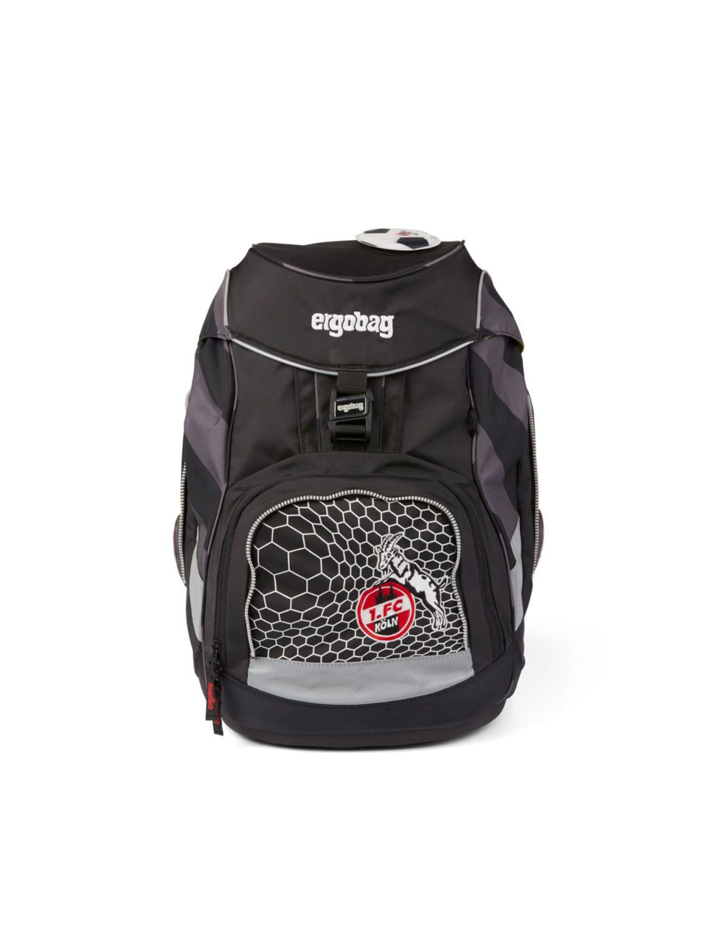 ergobag Rucksack 'Pack Schulrucksack Set'‌ in Schwarz