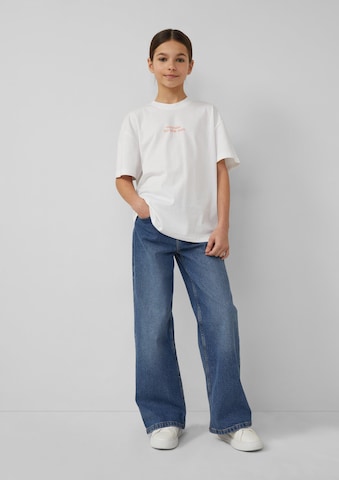 T-Shirt s.Oliver en blanc : devant