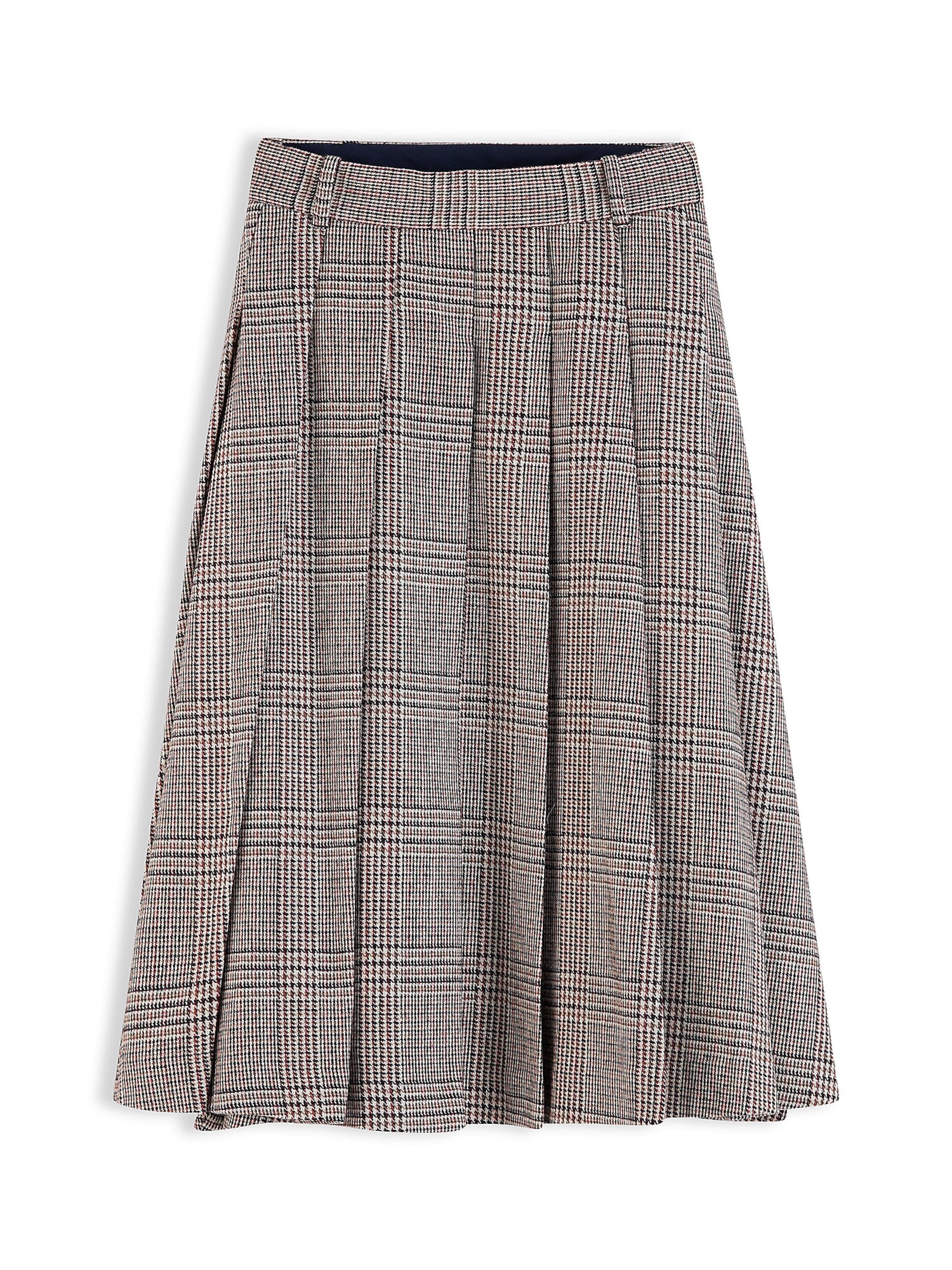 TOMMY HILFIGER Jupe en 32 en olive / rouge / noir / blanc, Vue avec produit