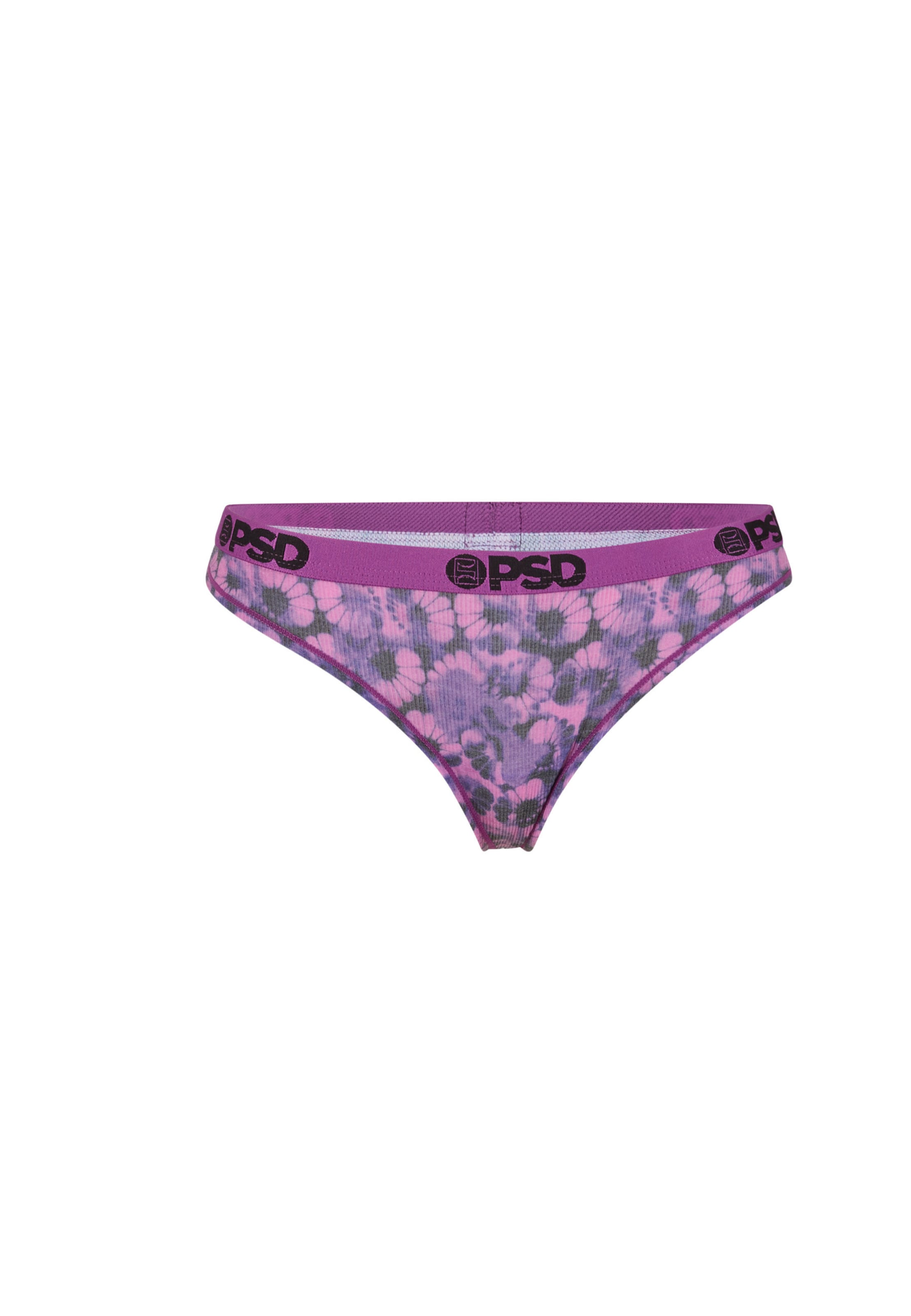 PSD Panty 'PETAL RIBBED ' in Purple: front